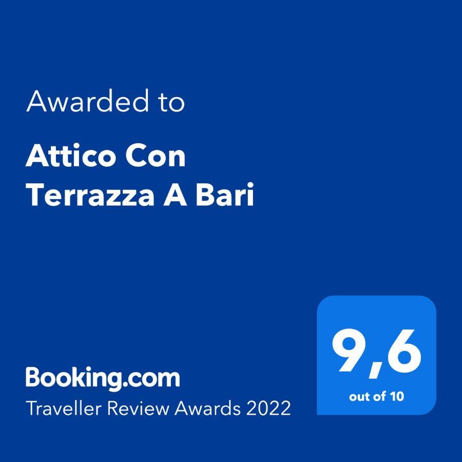 Apartament Attico Con Terrazza A Bari Zewnętrze zdjęcie